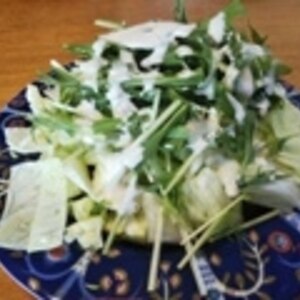 水菜のサラダ